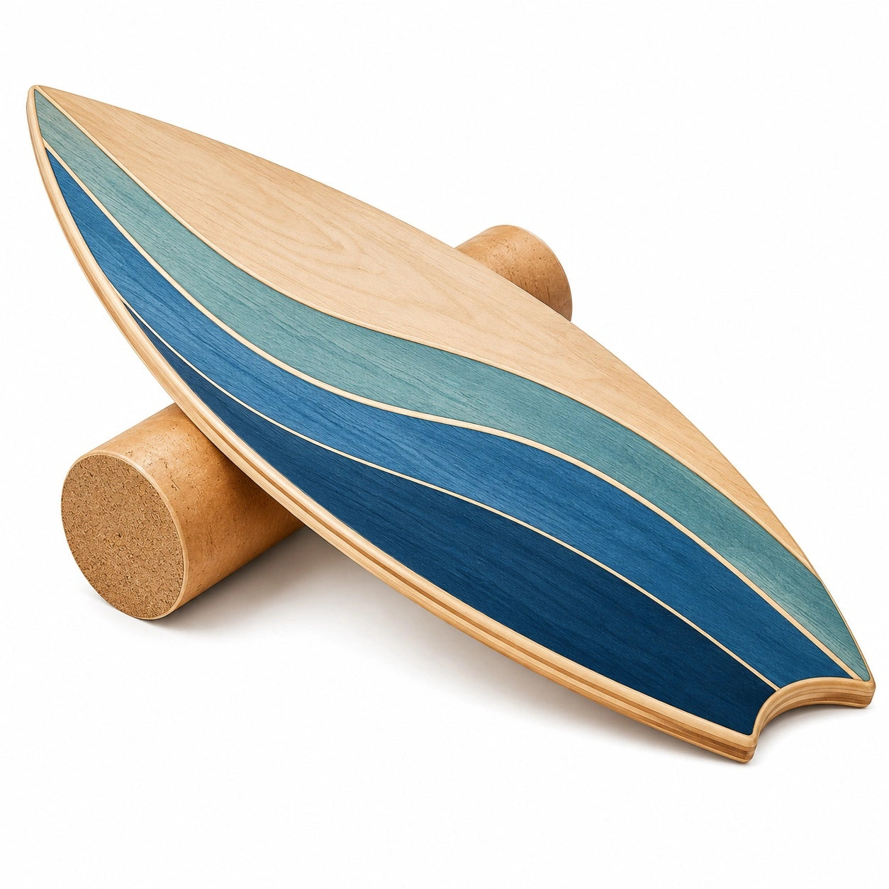 Balance Board für Gleichgewichtstraining, Blau/Grün