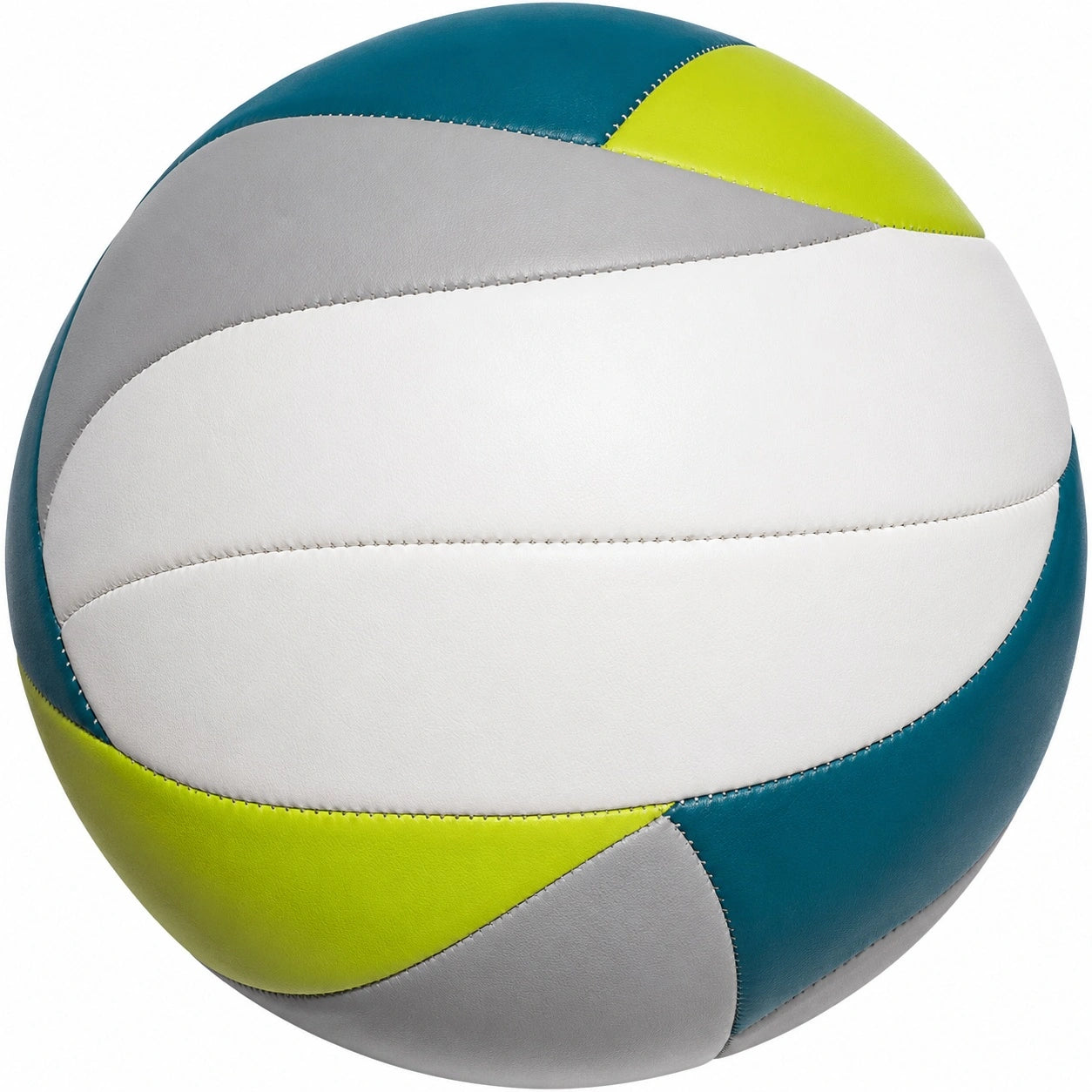 Volleyball für Innen- und Außeneinsatz, Weiß/Grau/Blau/Grün