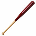 Baseballschläger Holz Rot Natur - 85 cm