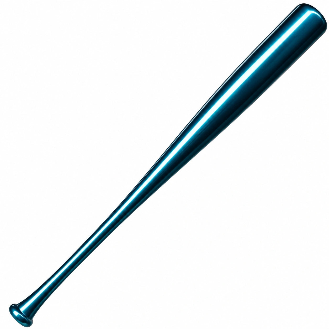 Blauer Aluminium-Baseballschläger, 80 cm