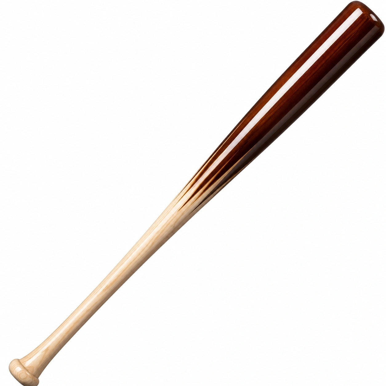 Baseballschläger aus Holz - Natur/Dunkelbraun, 85 cm