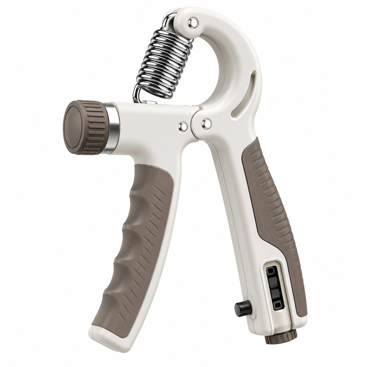 Einstellbarer Handtrainer 5-60 kg Creme/Braun