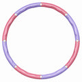 Abnehmbarer Fitness Hula Hoop Reifen 95cm Rosa/Lila