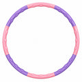 Fitness Hula-Hoop Reifen Massage mit 100 cm, Pink/Lila