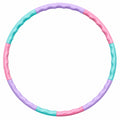 Mehrfarbiger Fitness Hula Hoop für Erwachsene, 98 cm, Wellendesign