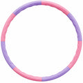 Hula Hoop Fitness Reifen abnehmbar mit Massage Rosa/Lila