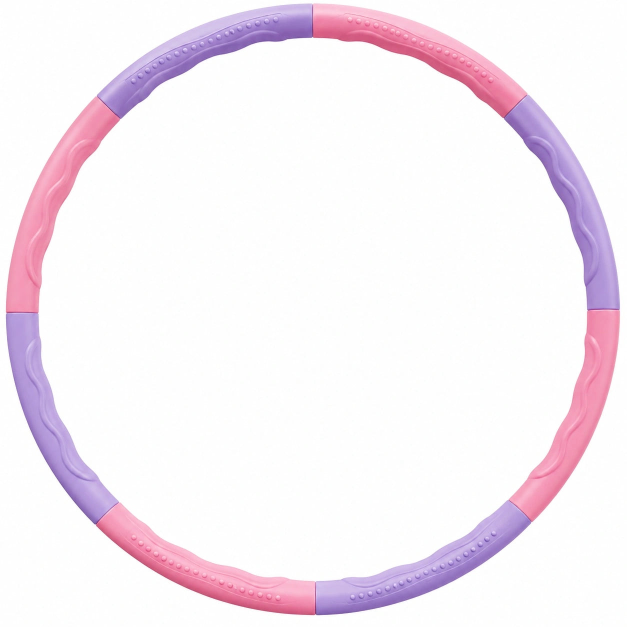Hula Hoop Fitness Reifen abnehmbar mit Massage Rosa/Lila