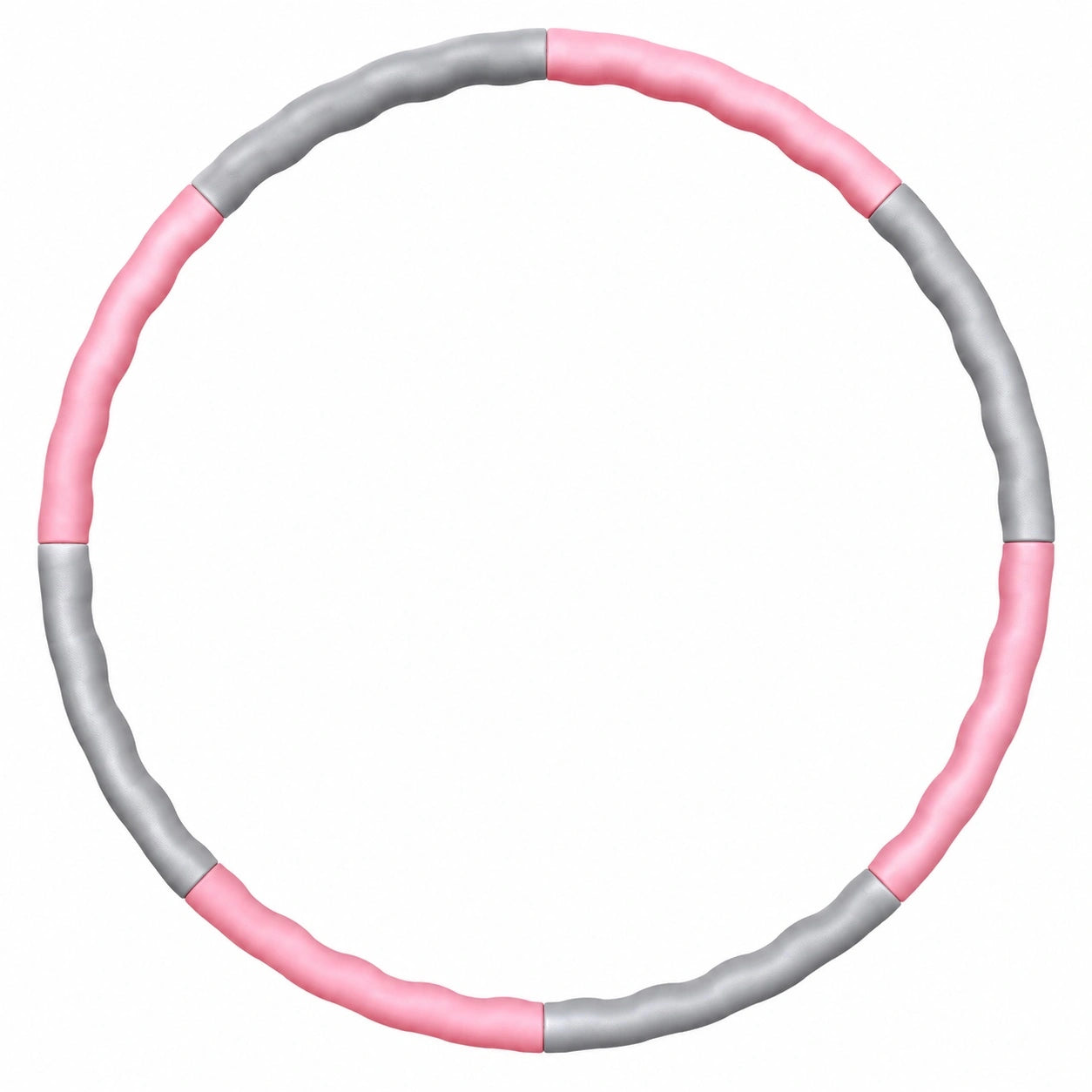Schlankheits-Hula-Hoop 95 cm Rosa/Grau