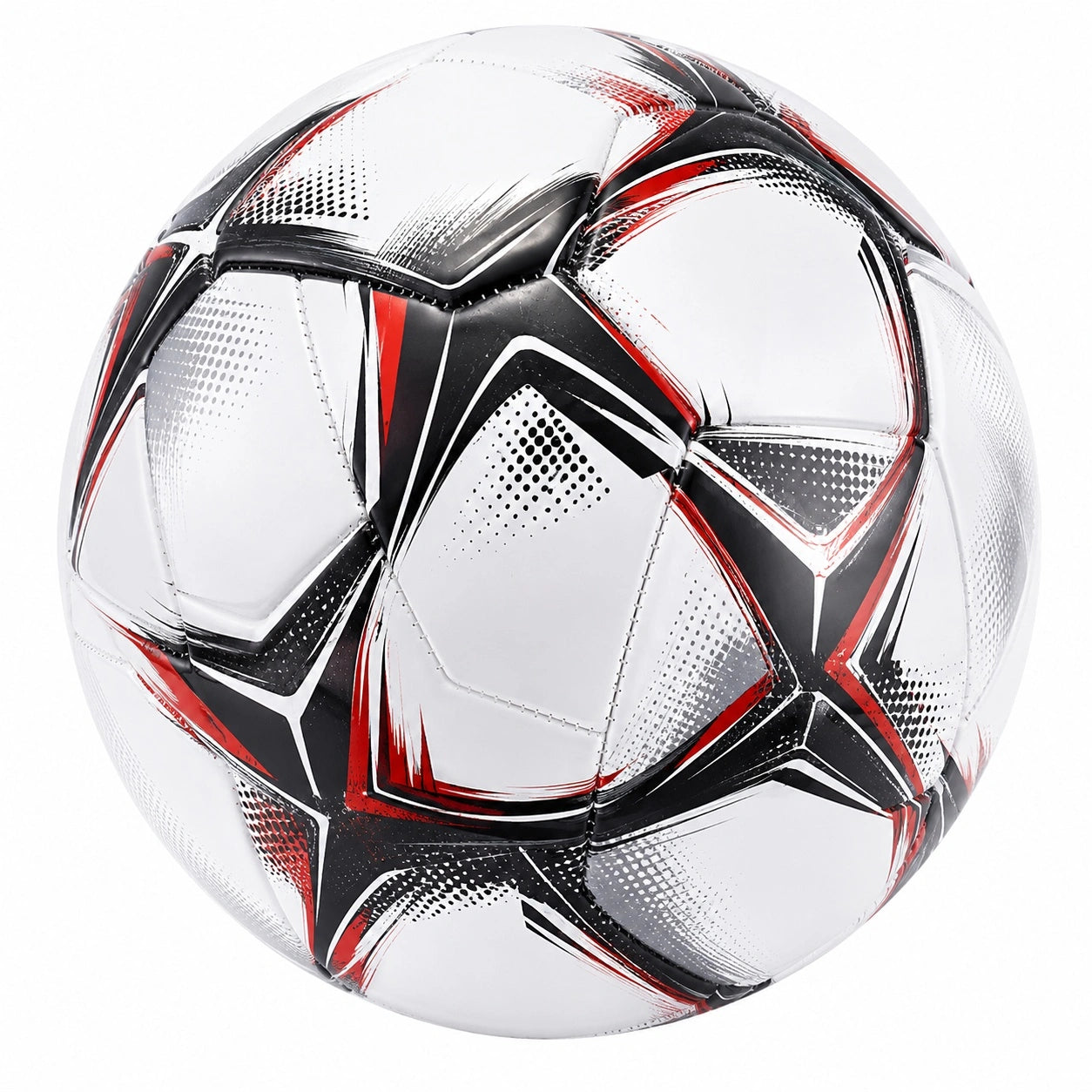 Fußball Größe 5 für Erwachsene - Weiß/Rot/Schwarz